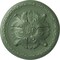 Ekena Millwork Stockport Ceiling Medallion, Hand-Painted Athenian Green, 11 3/4"OD x 3/8"P CM12STAGF - alternate 1